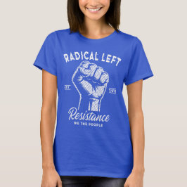 Radikal vänster Vi Folket Knutna Näven T Shirt