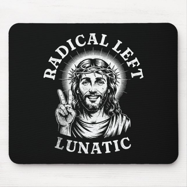 Radikal vänsterlunatisk Jesus Musmatta (Framsidan)