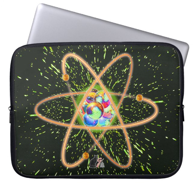 Radikala atomenergimedel laptop fodral (Framsidan)