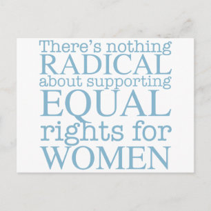 Radikala Kvinnor Feministisk Citat Vykort