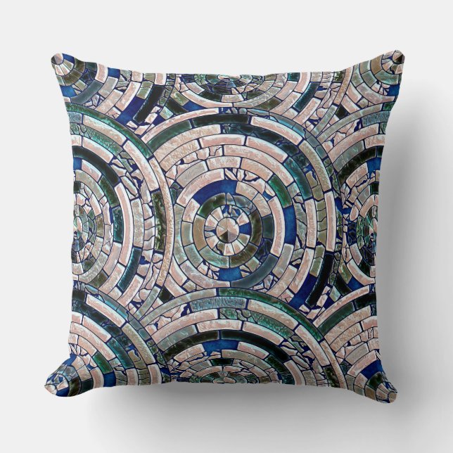 Radikala mosaikbrickor 1D Pillows Kudde (Framsida)