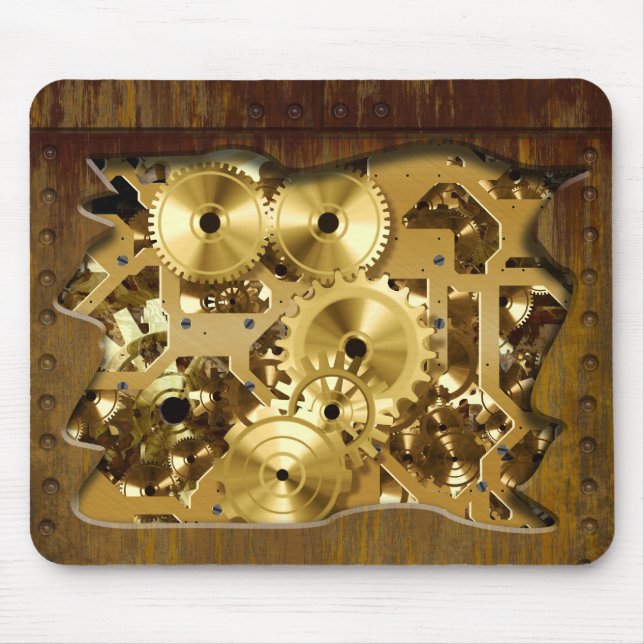 Radikala Steampunk 3 Mousepad Musmatta (Framsidan)