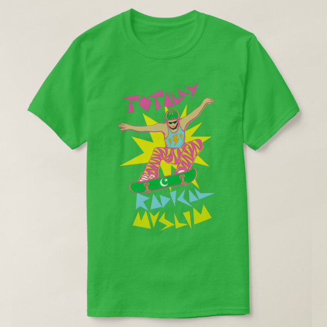 Radikalmuslimsk, totalt t shirt (Design framsida)
