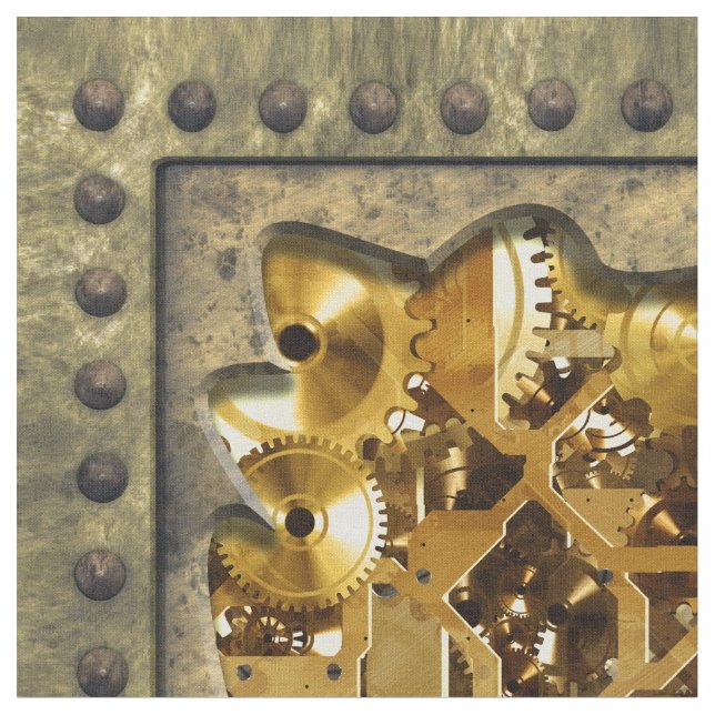 Radikalt Steampunk 10 anpassningsbartyg Tyg (Närbild)