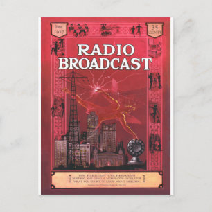 Radio Broadcast-Red Vykort