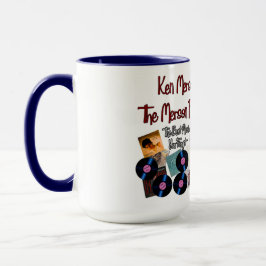 Radio disc-jockey Ken “The Merson Person” mug. Mugg