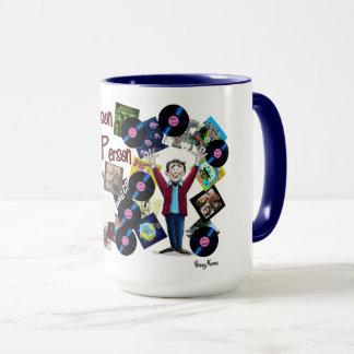 Radio discjockey Ken “The Merson Person” mugg. Mug Mugg