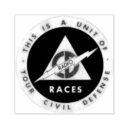 Radio Frimärke Stämpel