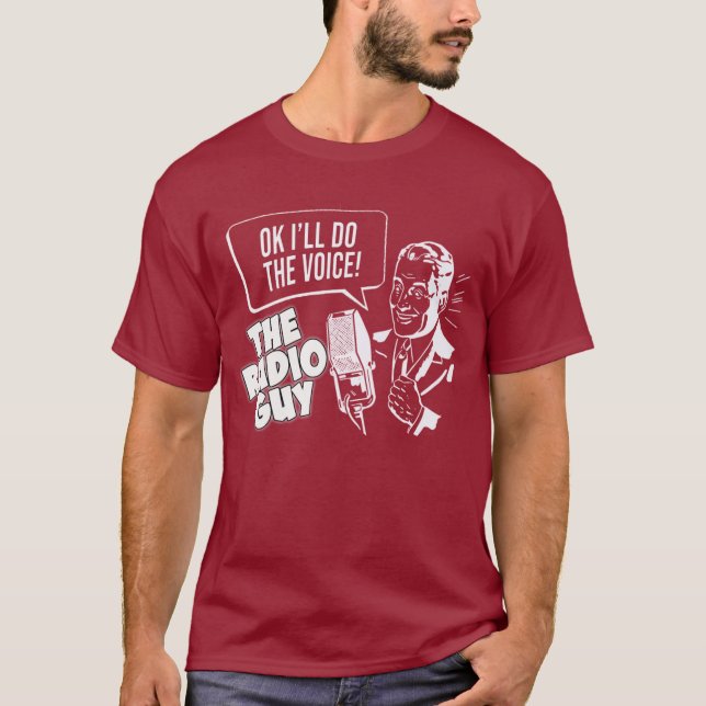 Radio Guy - gör rösten T Shirt (Framsida)