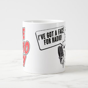 Radio Guy - jag har Har A Ansikte för Radio Big M Jumbo Mugg