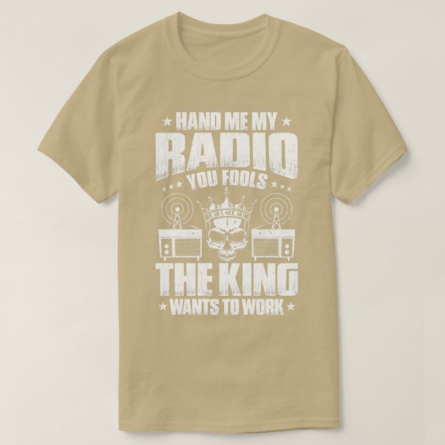 Radio Ham Amateur Radio Operator Ham Radio (12) T Shirt (Design framsida)