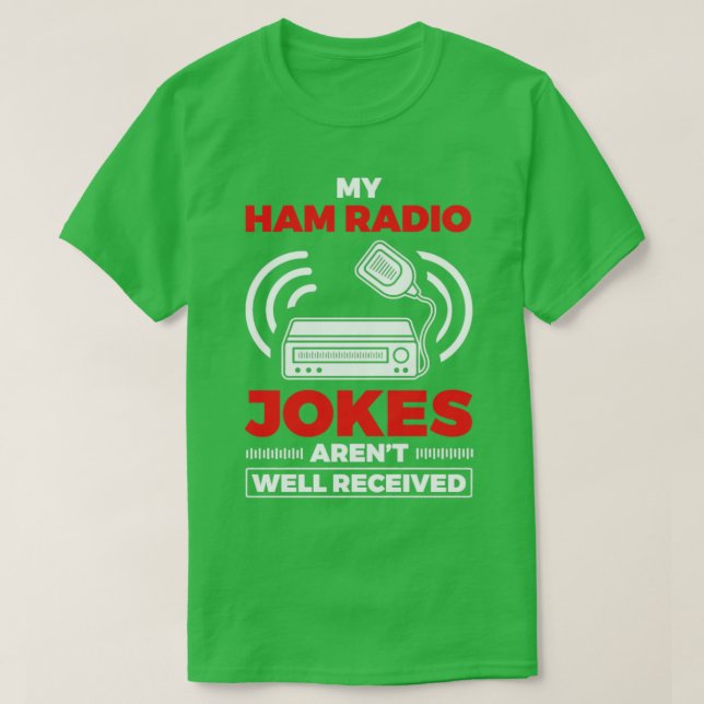 Radio Ham Radio T Shirt (Design framsida)