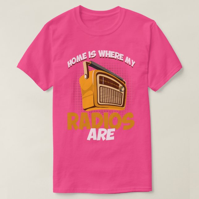 Radio Operator Amateur Radio Ham Radio-gåva T Shirt (Design framsida)