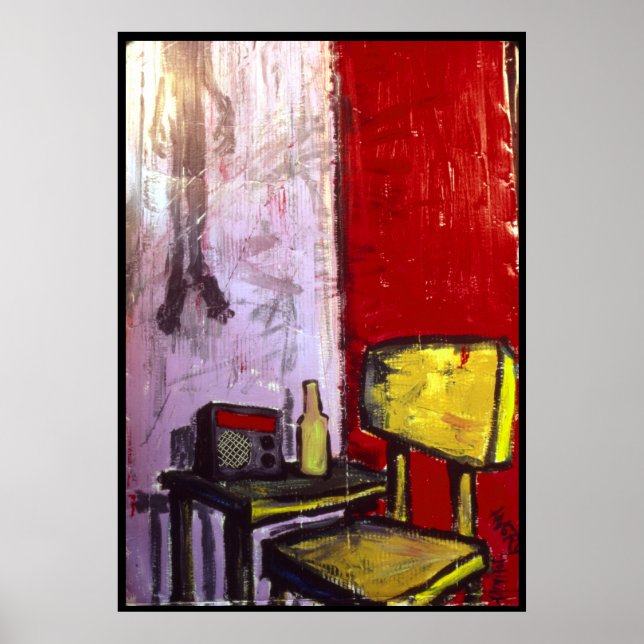 "Radio" poster av Arg Johnny (Framsidan)