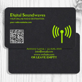 Radio Premium Visitkort