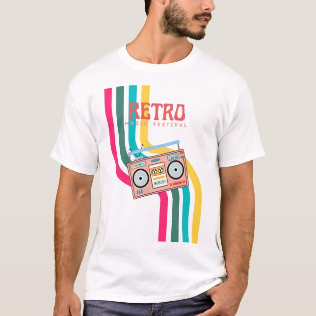 Radio Retro T Shirt (Framsida)