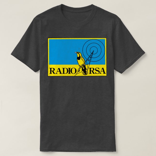 Radio RSA Defunct 1980 s Radio Station T Shirt (Design framsida)