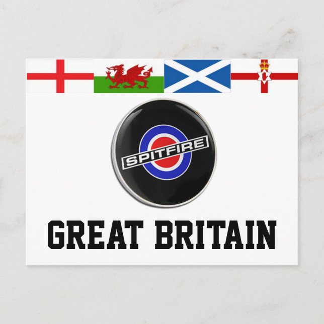 Radio Spitfire Merchandise Vykort (Framsida)