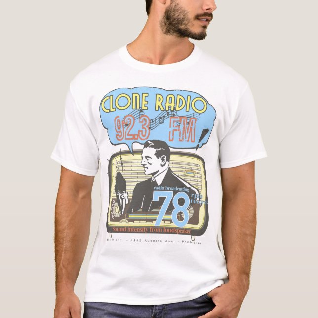 Radio Station Ad T Shirt (Framsida)