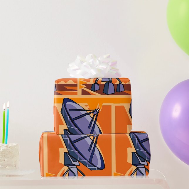 Radio Telescope Rymden Science Presentpapper (Skapare uppladdad)