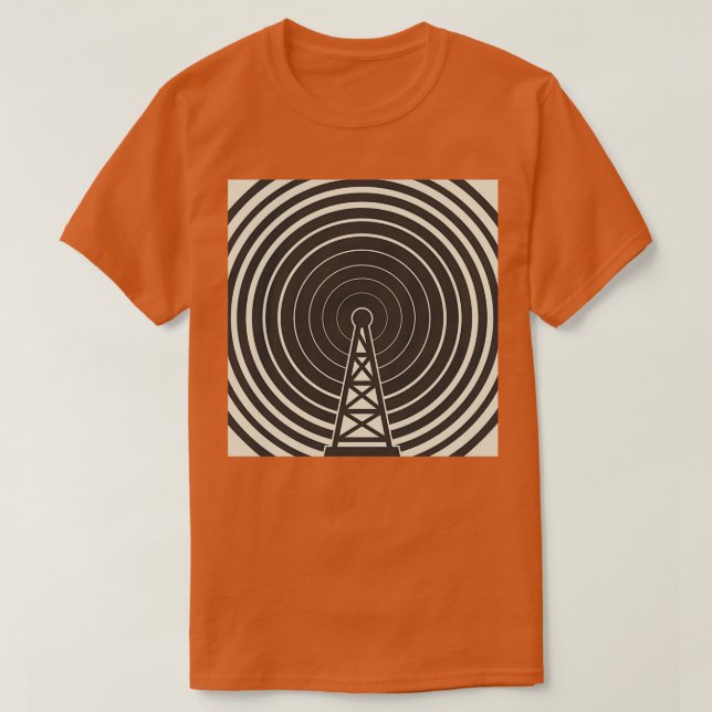Radio torn-sändning t shirt (Design framsida)