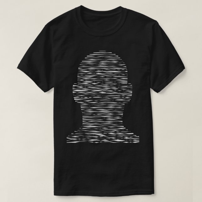 Radio vågar i huvudet t shirt (Design framsida)
