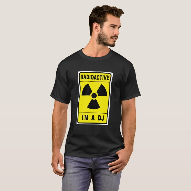 Radioactive DJ Tee Shirt (Hel framsida)