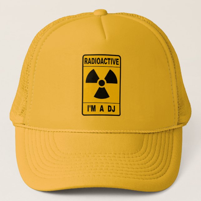 Radioactive DJ Truckerkeps (Framsida)