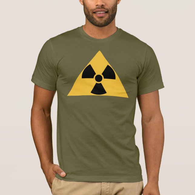 Radioactive Emblem Bella Canvas T-Shirt (Framsida)