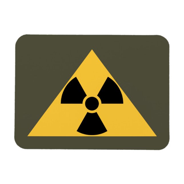Radioactive Emblem Premium Magnet (Horisontell)