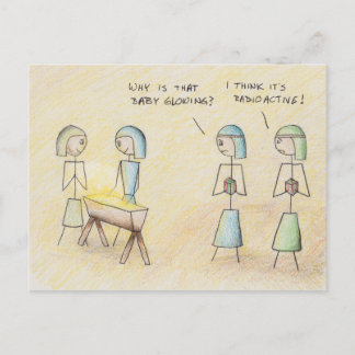 "Radioactive Jesus" vykort