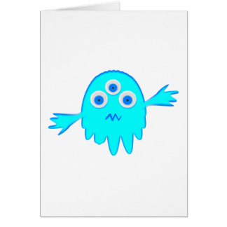 Radioactive Little Monster Hälsningskort