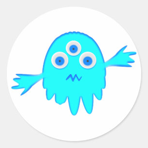 Radioactive Little Monster Runt Klistermärke
