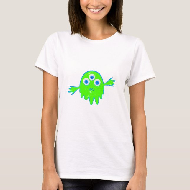 Radioactive Little Monster T Shirt (Framsida)