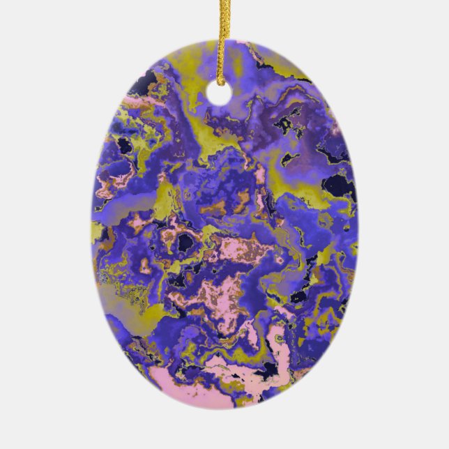 Radioactive Marble Julgransprydnad Keramik (Framsidan)