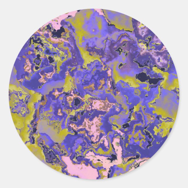 Radioactive Marble Runt Klistermärke (Framsida)