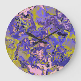 Radioactive Marble Stor Klocka