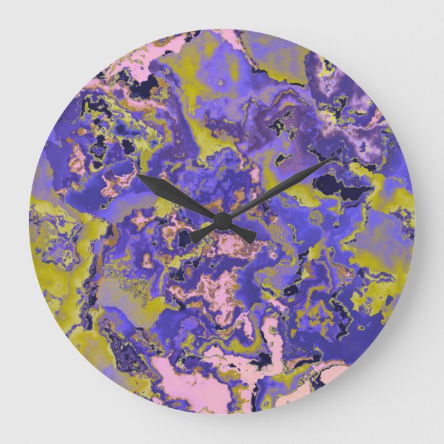 Radioactive Marble Stor Klocka (Framsida)