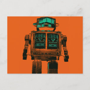 Radioactive Robot Rebebell Vykort