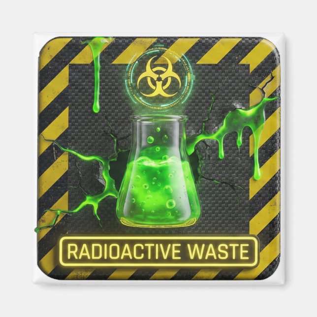 Radioactive Waste Absinthe Magnet (Framsidan)