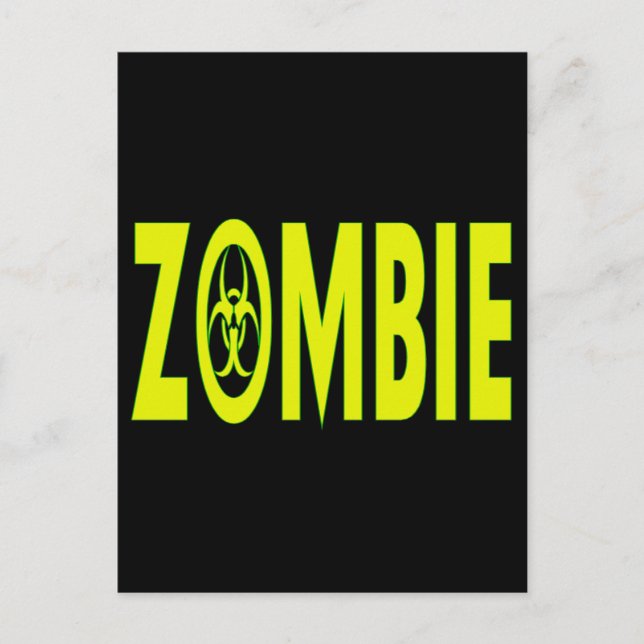Radioactive Zombie Vykort (Framsida)