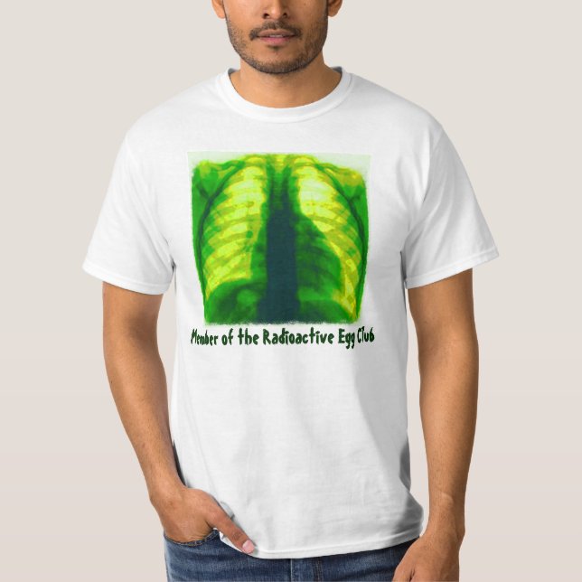 Radioaktiv äggklubb t-shirt (Framsida)
