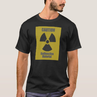 Radioaktiv broderi t shirt