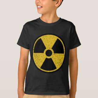 RADIOAKTIV KÄRNVARNINGSSYMBOLSTRÅLNING T SHIRT