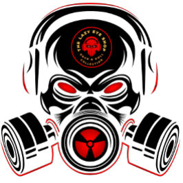 Radioaktiv Skalle Design T Shirt