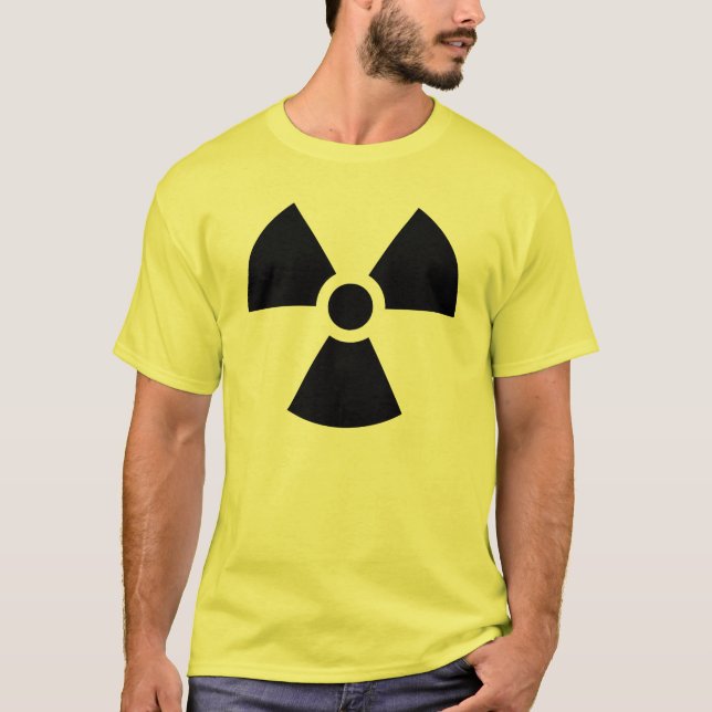 Radioaktiv symbol T-Shirts (Framsida)