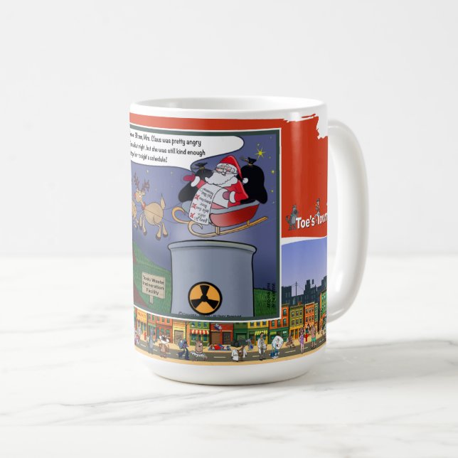 Radioaktiv Tomte | Julklassisk Kaffemugge Kaffemugg (Framsida höger)