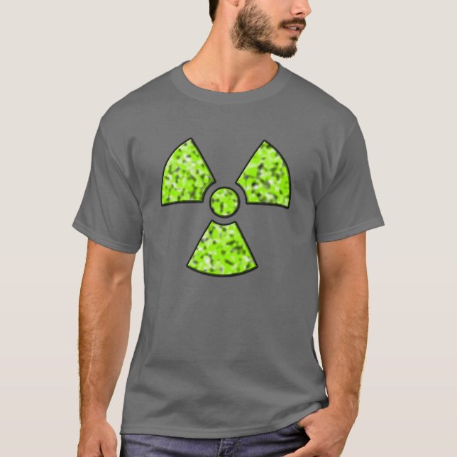 Radioaktiv utslagsplats tee shirt (Framsida)