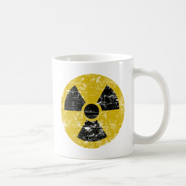 Radioaktiv vintage kaffemugg (Höger)