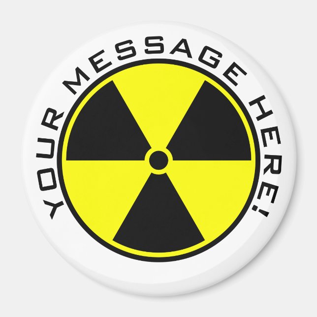 Radioaktivitet Magnet (Framsidan)